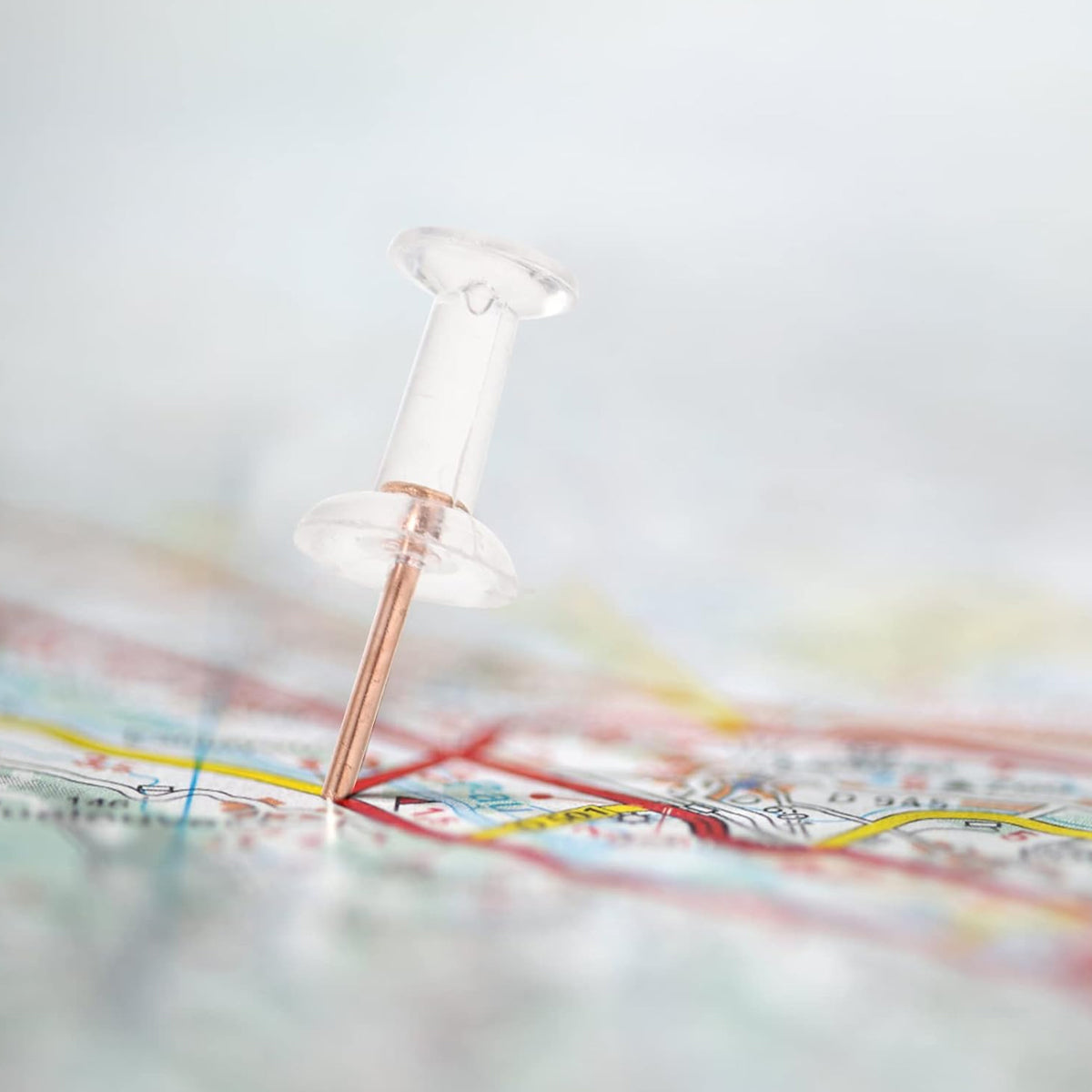 465 Pcs Rose Gold Office Clip and Pin Set with Storage Box