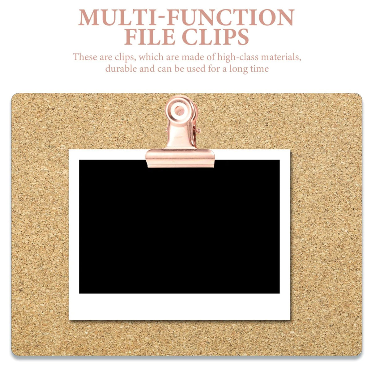 465 Pcs Rose Gold Office Clip and Pin Set with Storage Box