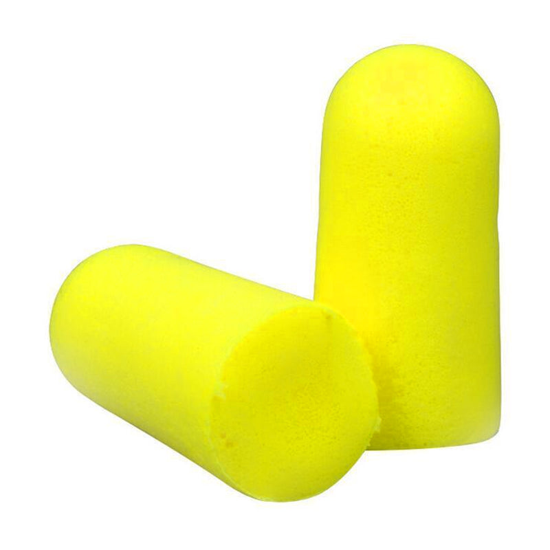 3M Foam Earplugs Yellow Moisture Resistant Soft Fit