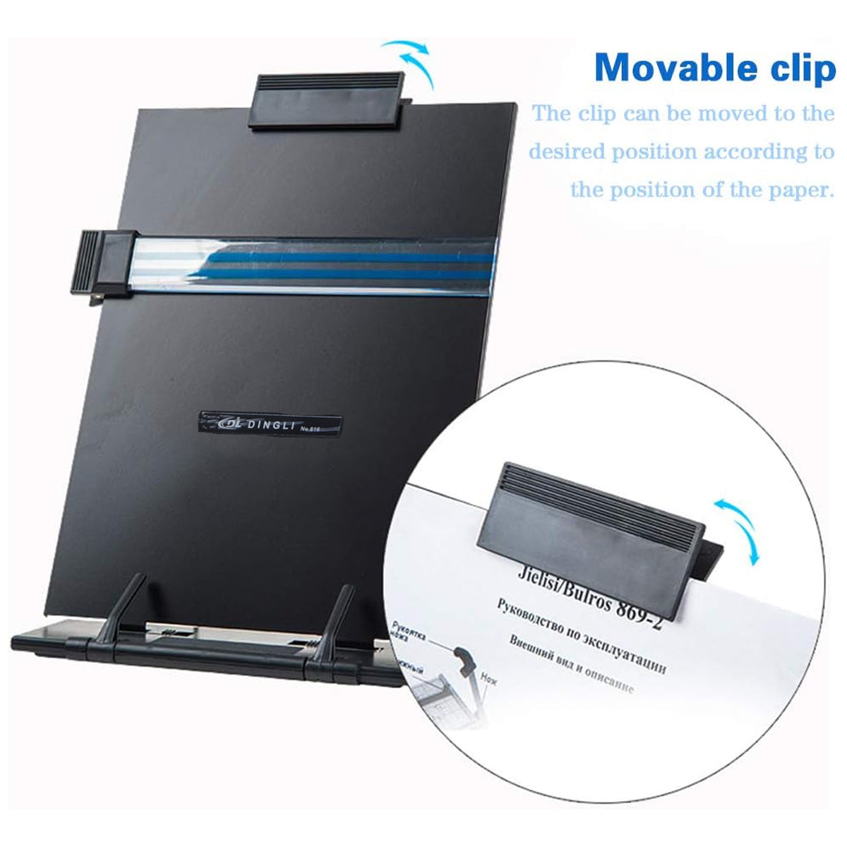 Adjustable Reading Holder Book Stand for Home Office Use