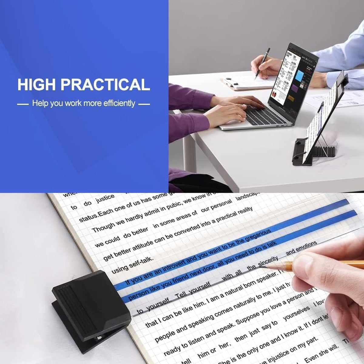 Adjustable Reading Holder Book Stand for Home Office Use