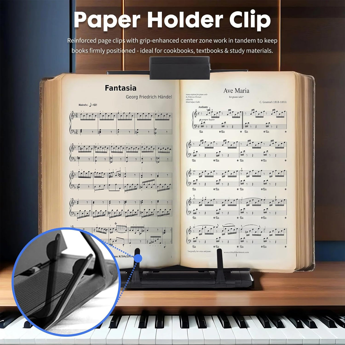 Adjustable Reading Holder Book Stand for Home Office Use