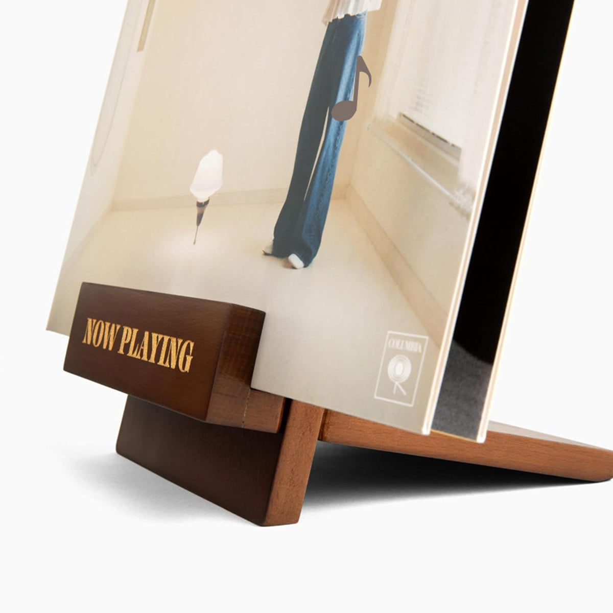 Solid Pine Wood Vinyl Record Storage Display Rack