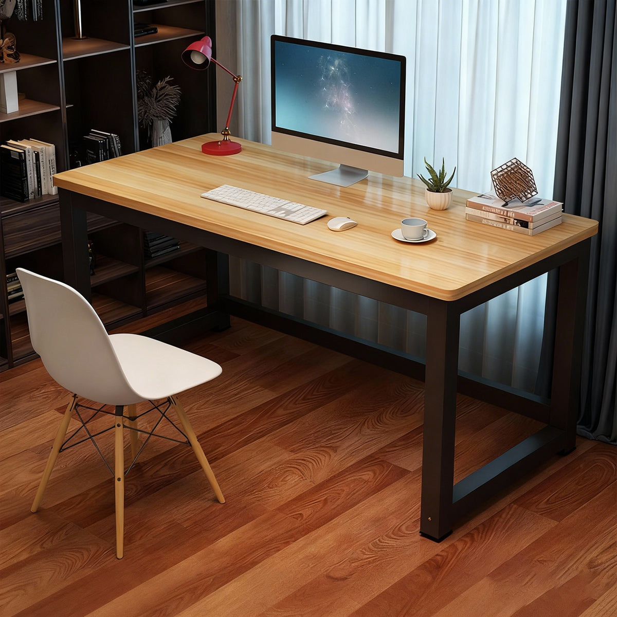 Simple Computer Desk Steel Frame for Home Office