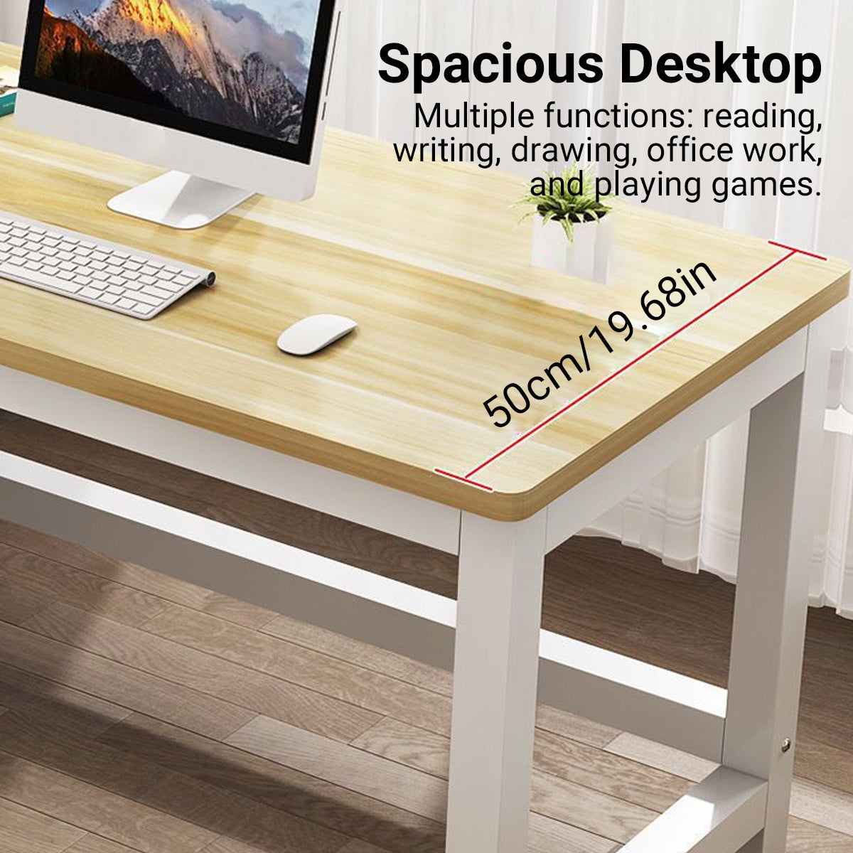 Simple Computer Desk Steel Frame for Home Office
