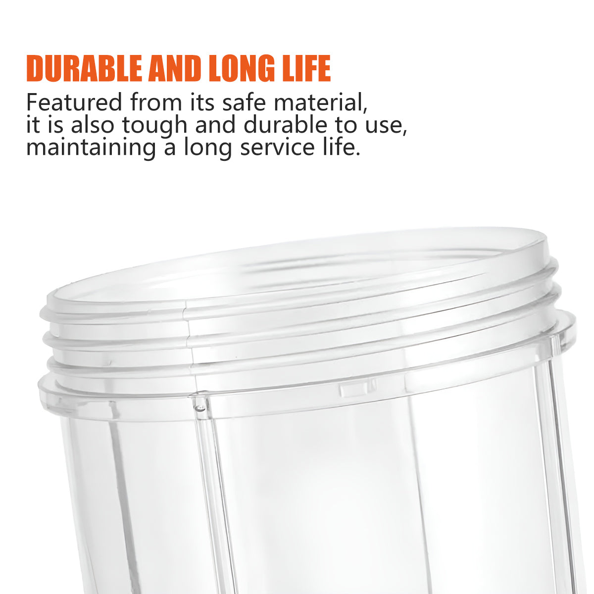Blender Cup Replacement BPA-Free for Ice Crushing