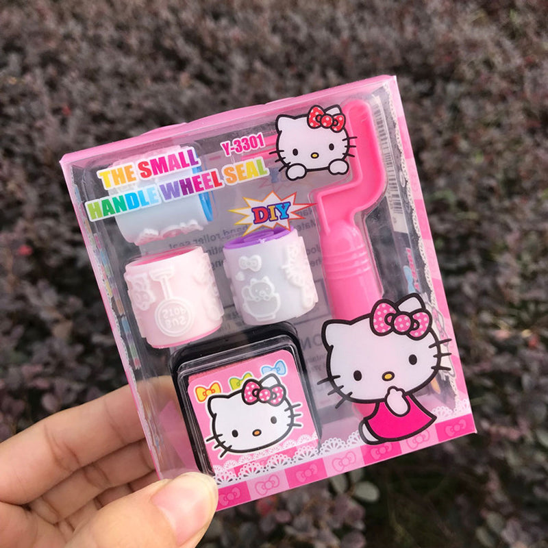 5 Pcs Inking Rubber Stamp Roller Set for DIY Scrapbooking Crafts