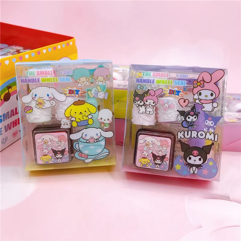 5 Pcs Inking Rubber Stamp Roller Set for DIY Scrapbooking Crafts