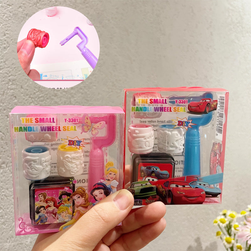 5 Pcs Inking Rubber Stamp Roller Set for DIY Scrapbooking Crafts