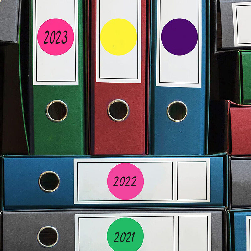 8mm Round Sticker Dots Adhesive Labels 1/5/15 Sheets