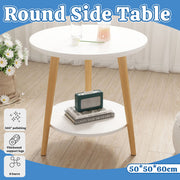Minimalist Double Layer Sofa Side End Table
