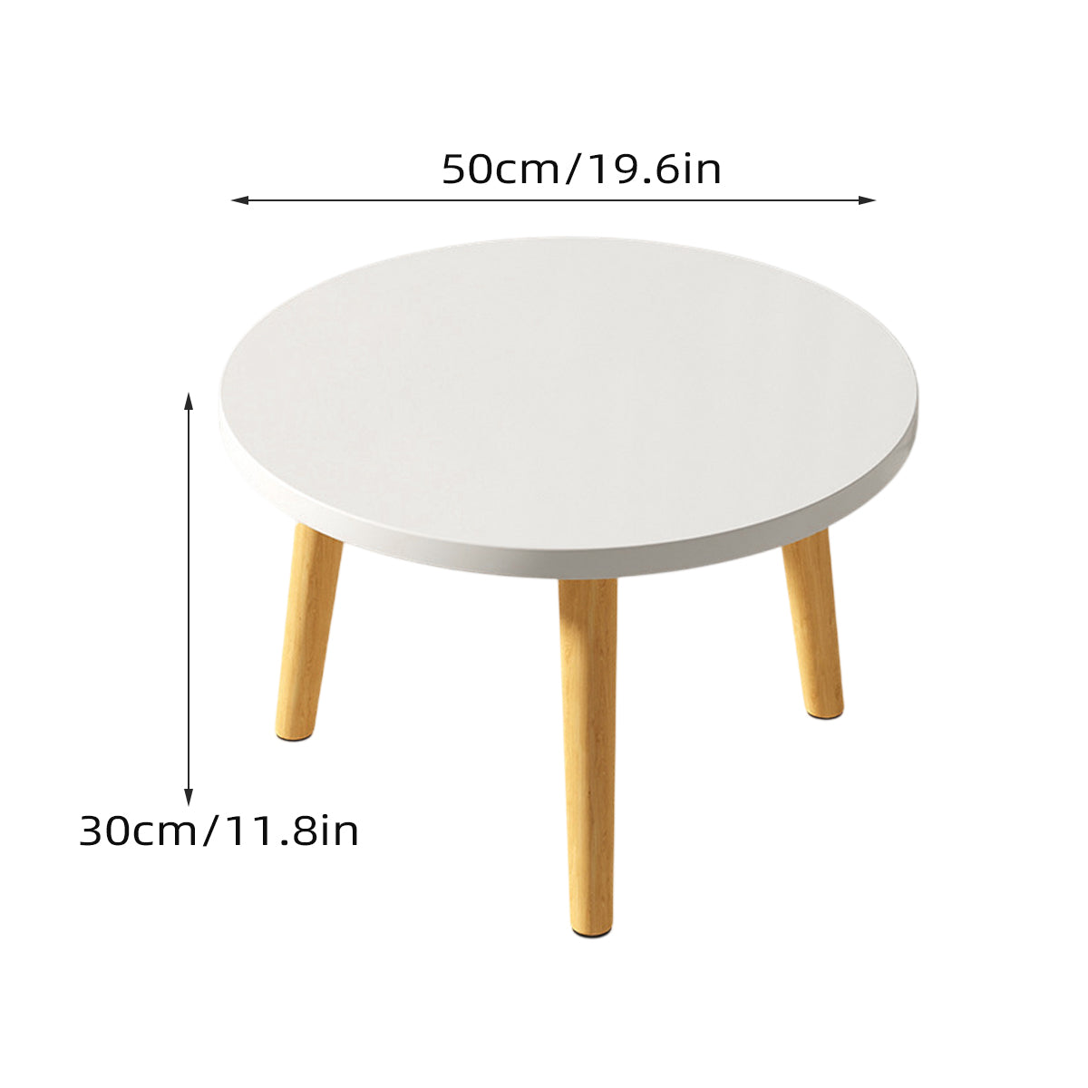 Mini Round Low Accent Side Table