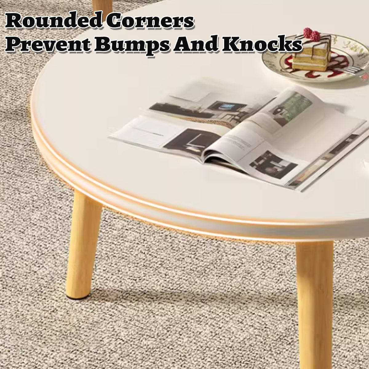 Mini Round Low Accent Side Table