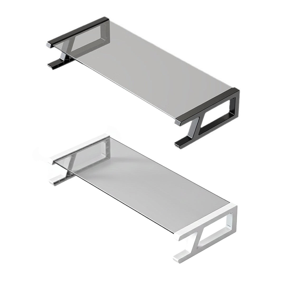 Monitor Stand Riser with Tempered Glass
