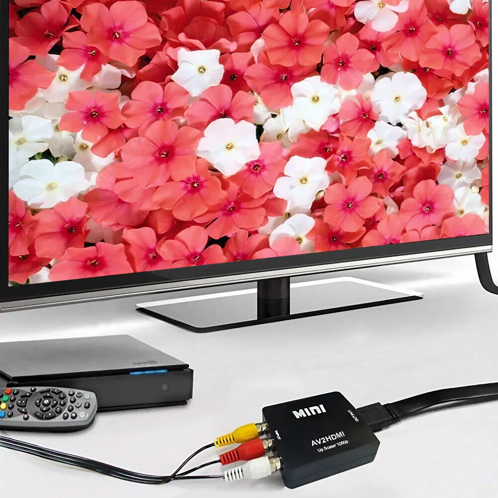 Composite AV to HDMI Converter with 1080p Output