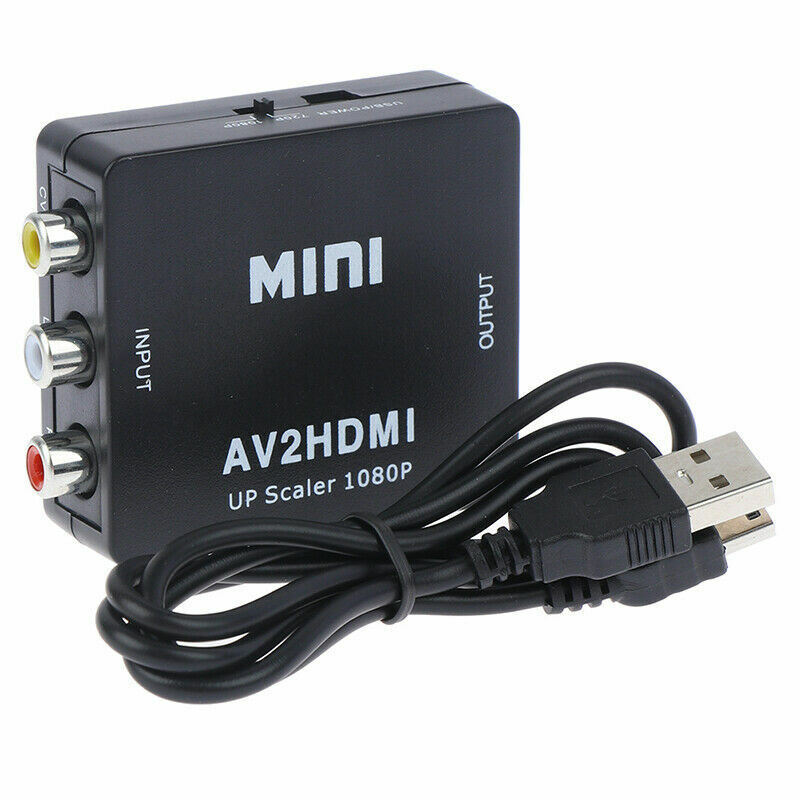 Composite AV to HDMI Converter with 1080p Output