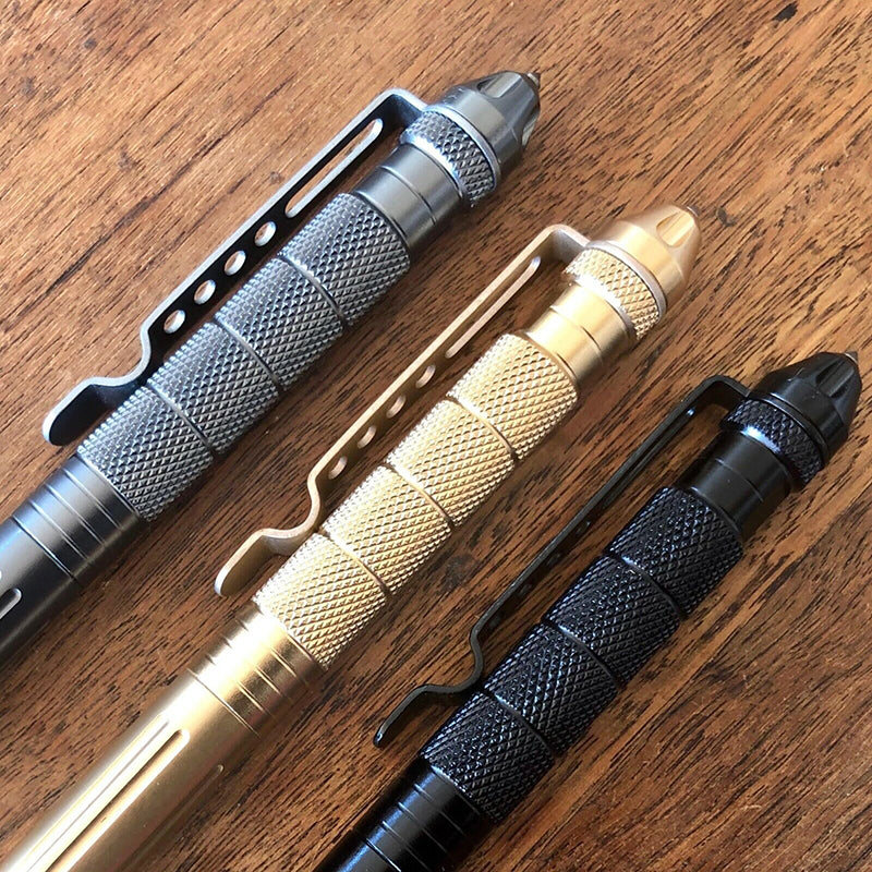 Multi-Function Aluminum Pen with Diamond Grip for Office and Outdoor