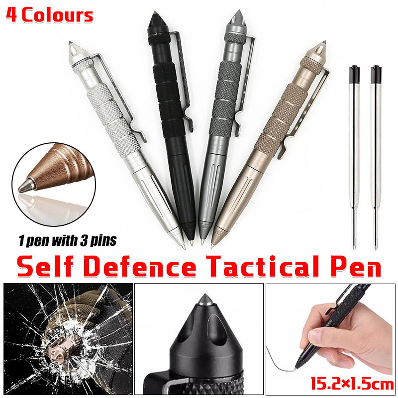 Multi-Function Aluminum Pen with Diamond Grip for Office and Outdoor