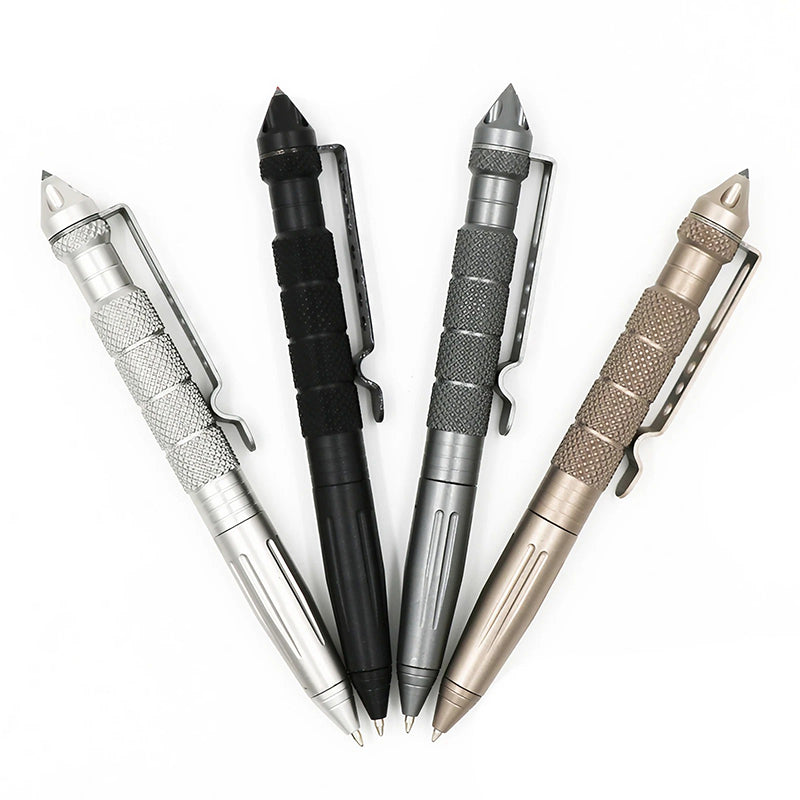 Multi-Function Aluminum Pen with Diamond Grip for Office and Outdoor