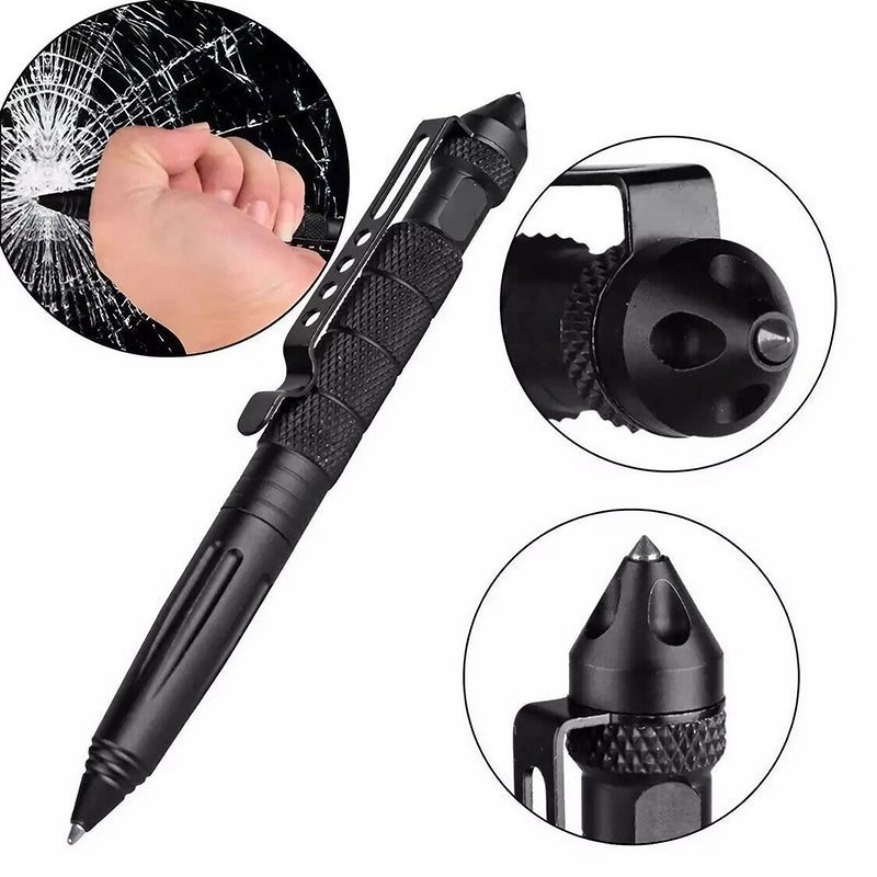 Multi-Function Aluminum Pen with Diamond Grip for Office and Outdoor