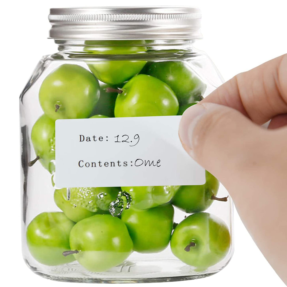 500 Pcs Food Storage Date Content Labels Removable Paper Roll