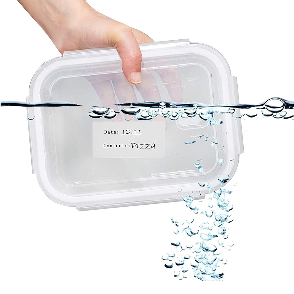 500 Pcs Food Storage Date Content Labels Removable Paper Roll