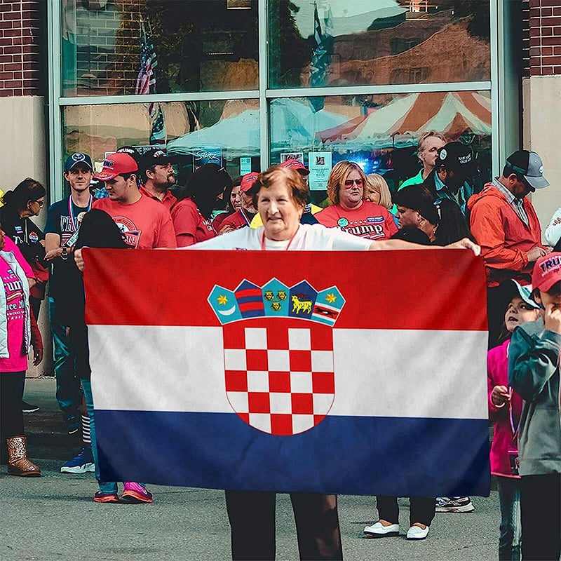 Large Croatia Flag 90cm x 150cm Polyester Banner