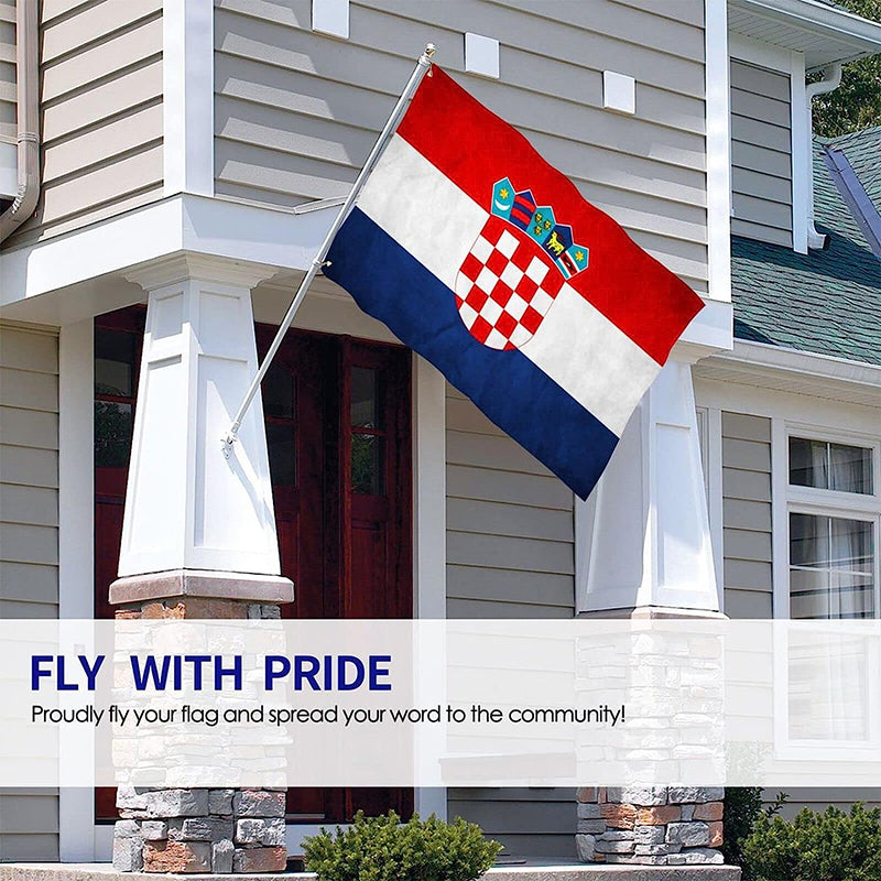 Large Croatia Flag 90cm x 150cm Polyester Banner