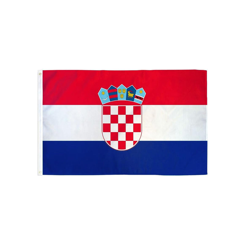 Large Croatia Flag 90cm x 150cm Polyester Banner