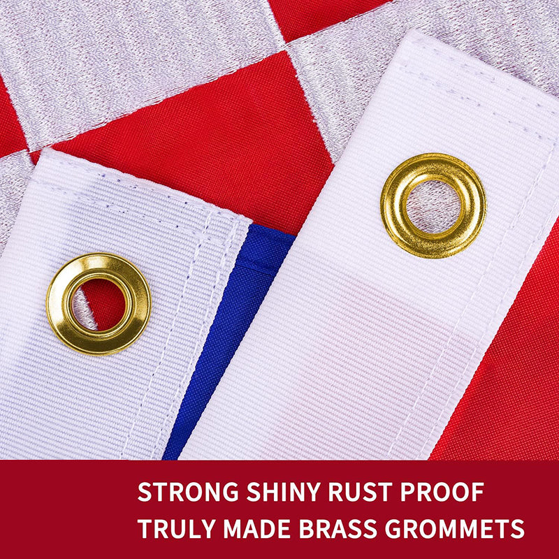 Large Croatia Flag 90cm x 150cm Polyester Banner