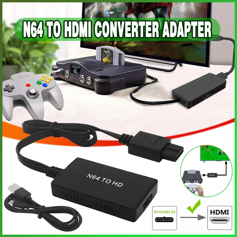 N64 to HDMI Converter Adapter for Nintendo 64