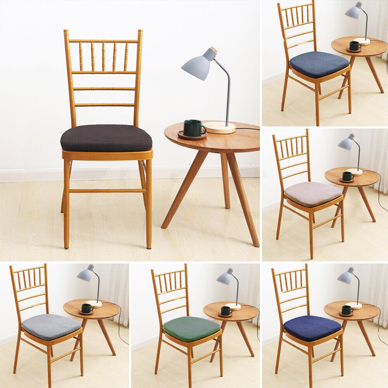 Stretch Dining Chair Seat Covers Removable Washable