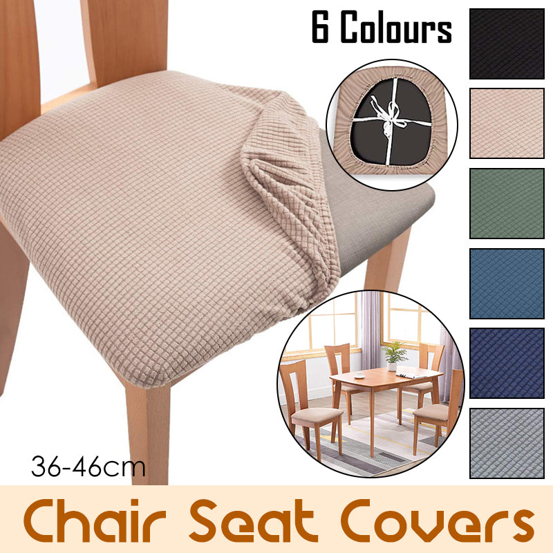 Stretch Dining Chair Seat Covers Removable Washable