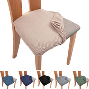 Stretch Dining Chair Seat Covers Removable Washable