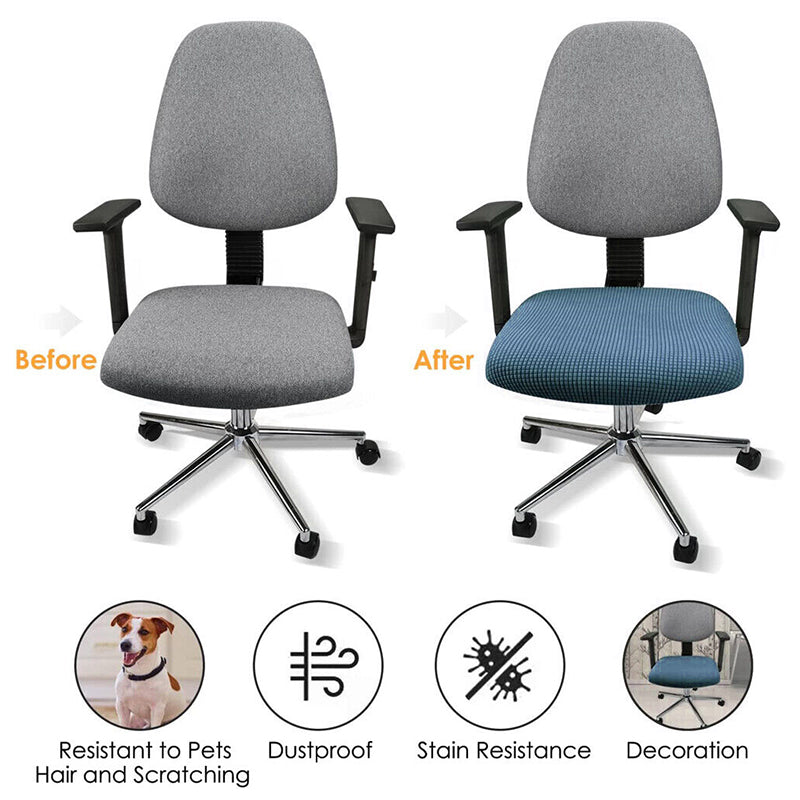 Stretch Dining Chair Seat Covers Removable Washable