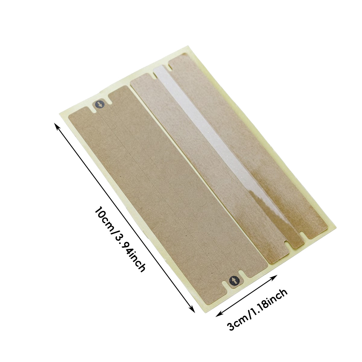 Kraft Paper Box Sealing Labels Easy Tear Strip