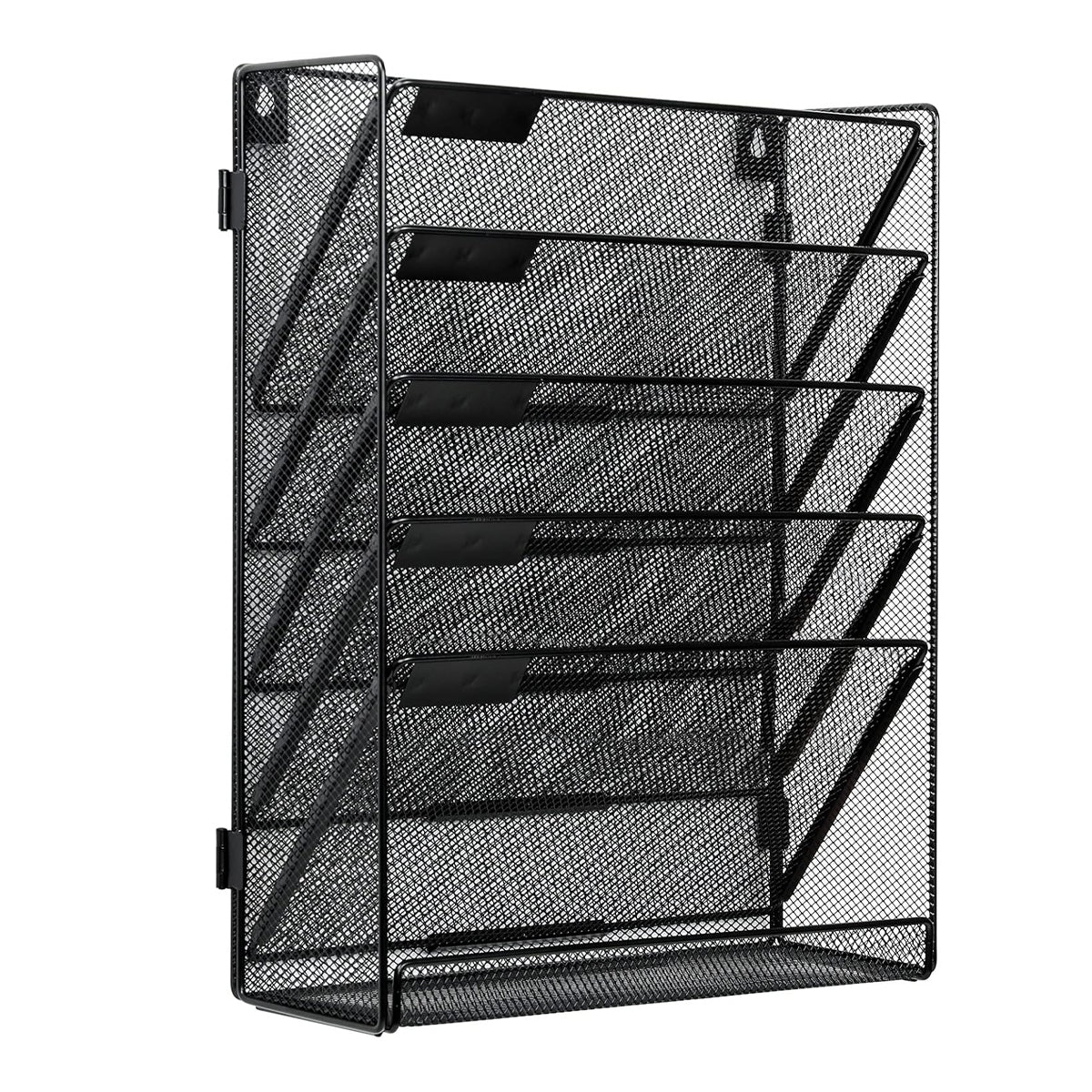 6 Layer Hanging Mesh File Organizer Magazine Storage Rack