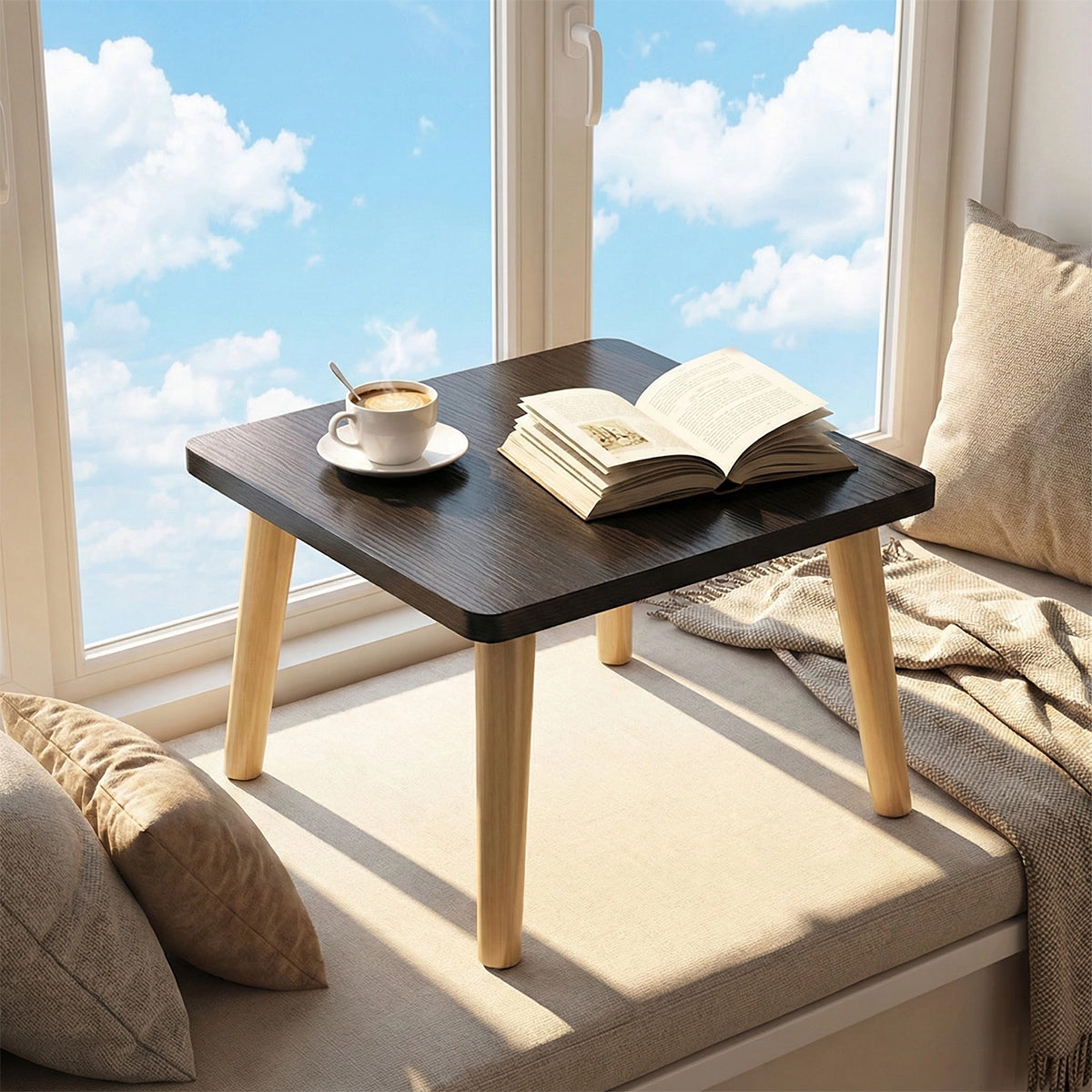 Modern Small Square Coffee Side Table