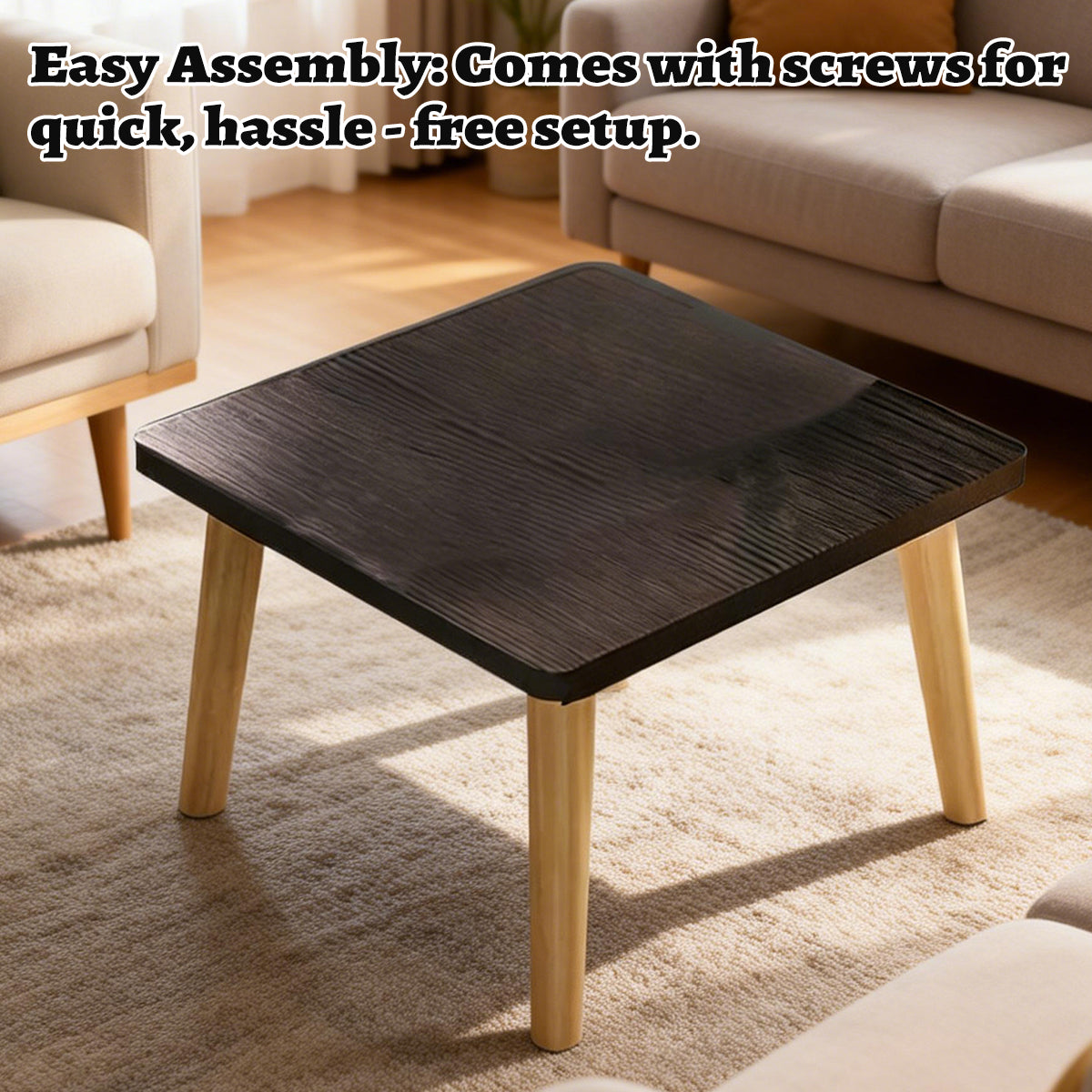 Modern Small Square Coffee Side Table