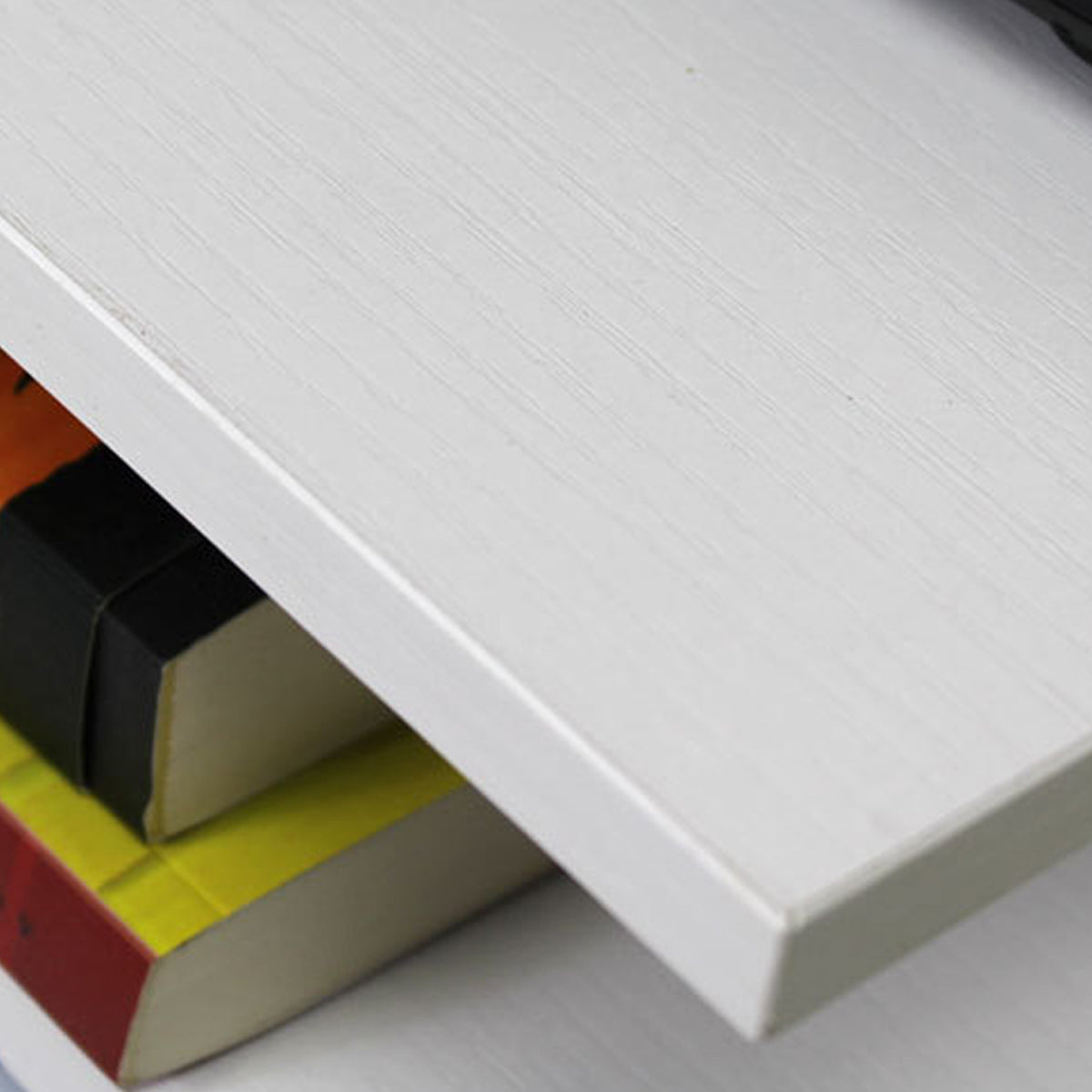 Desktop Printer Stand Paint Free MDF Multi Layer Warm White Wood