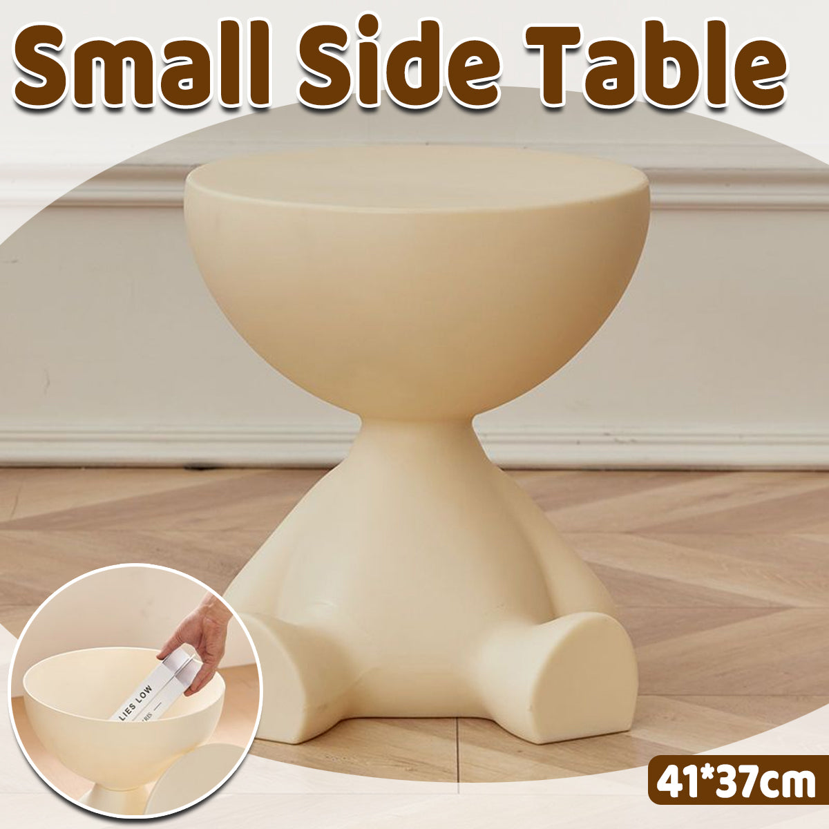 Creative Small Coffee Table with Hidden Storage Design