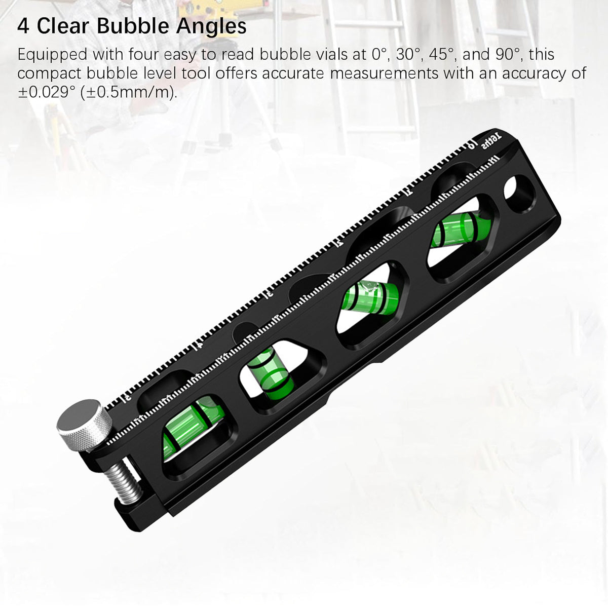 Small Aluminum Alloy Spirit Level for Precision Measuring