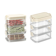 3-Layer Stackable Spice Storage Box with Handle