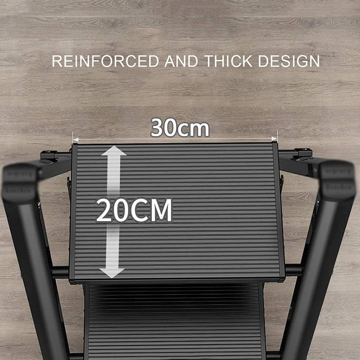 Folding Step Stool Telescoping Ladder Lightweight Indoor Use