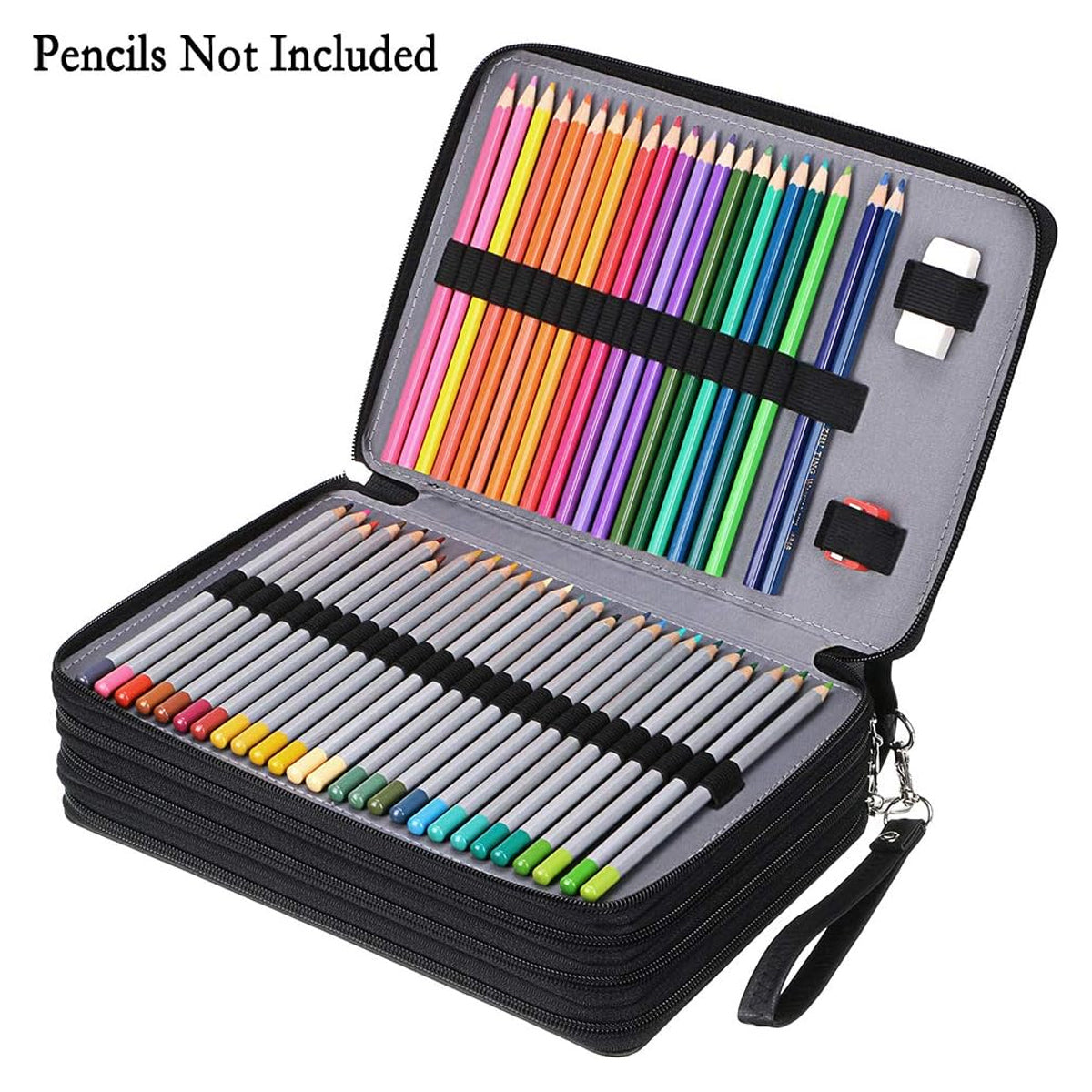 168 Slots Large Capacity Pencil Case Foldable Storage Bag
