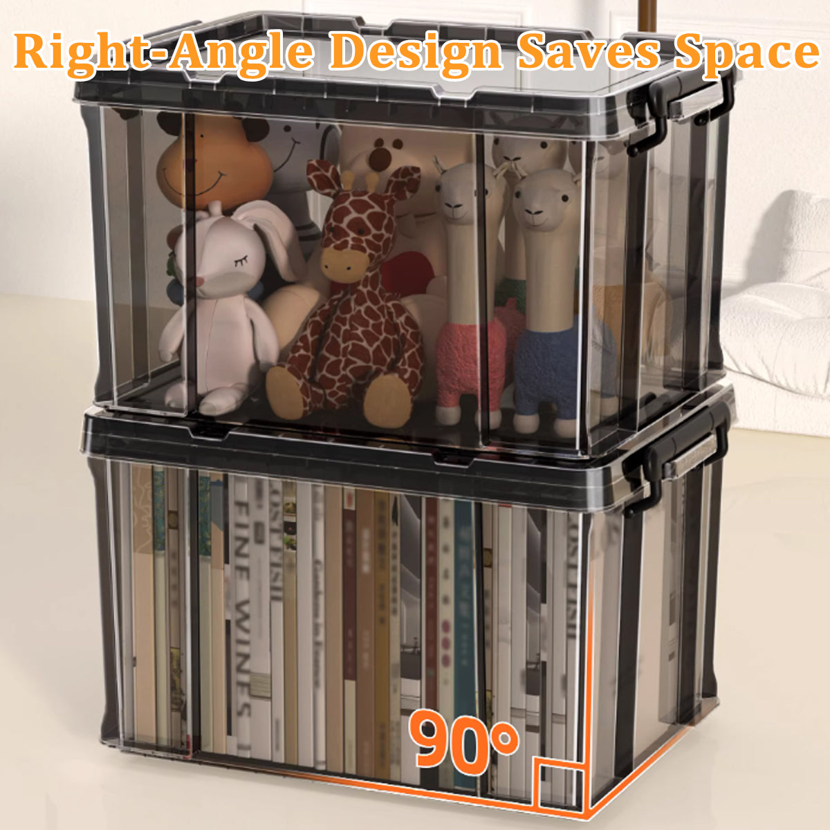 Storage Box Right-Angle Design 25L or 50L
