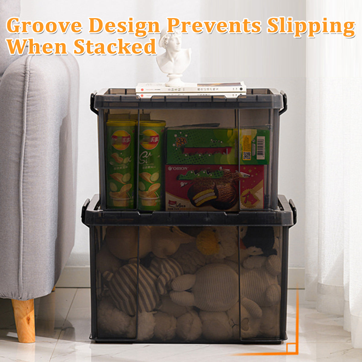 Storage Box Right-Angle Design 25L or 50L