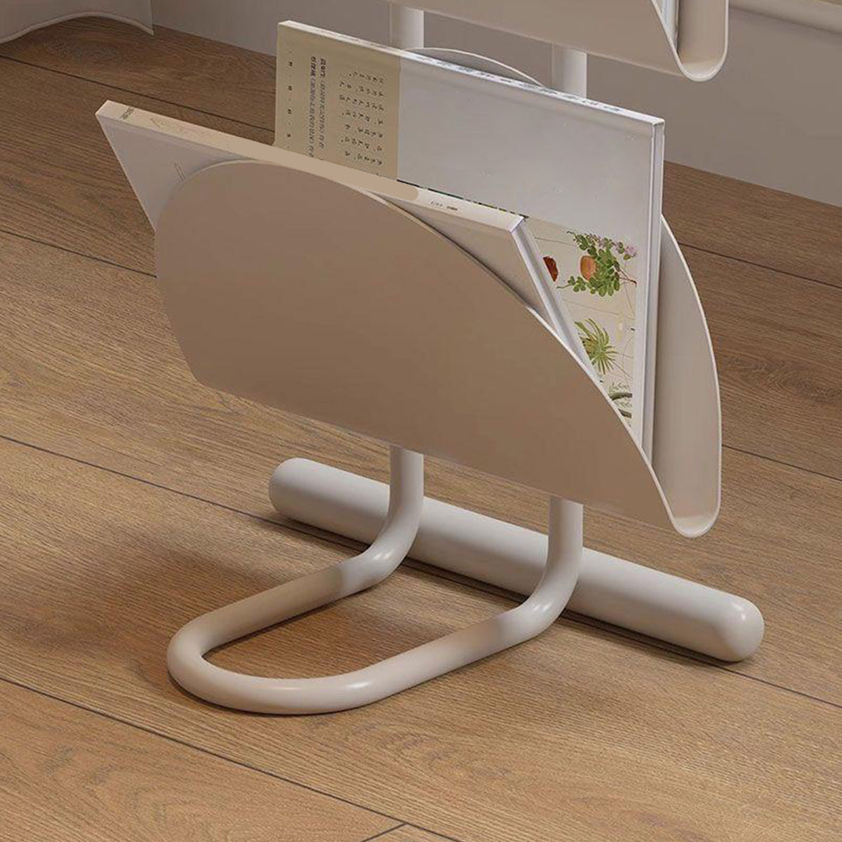 Small Side Table with Magazine Shelf Space Saving