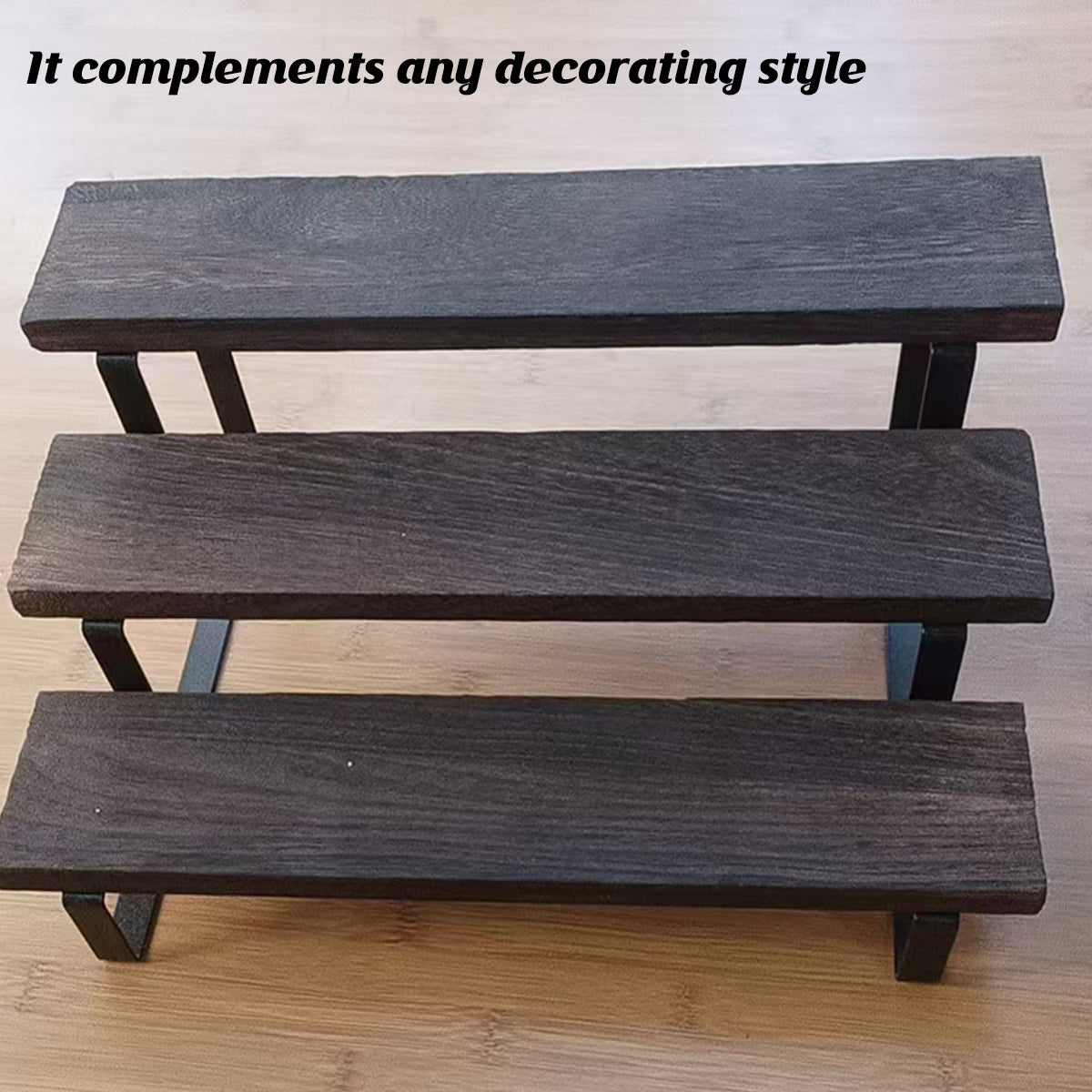 2 Pcs 3-Tier Step Display Stand for Dessert