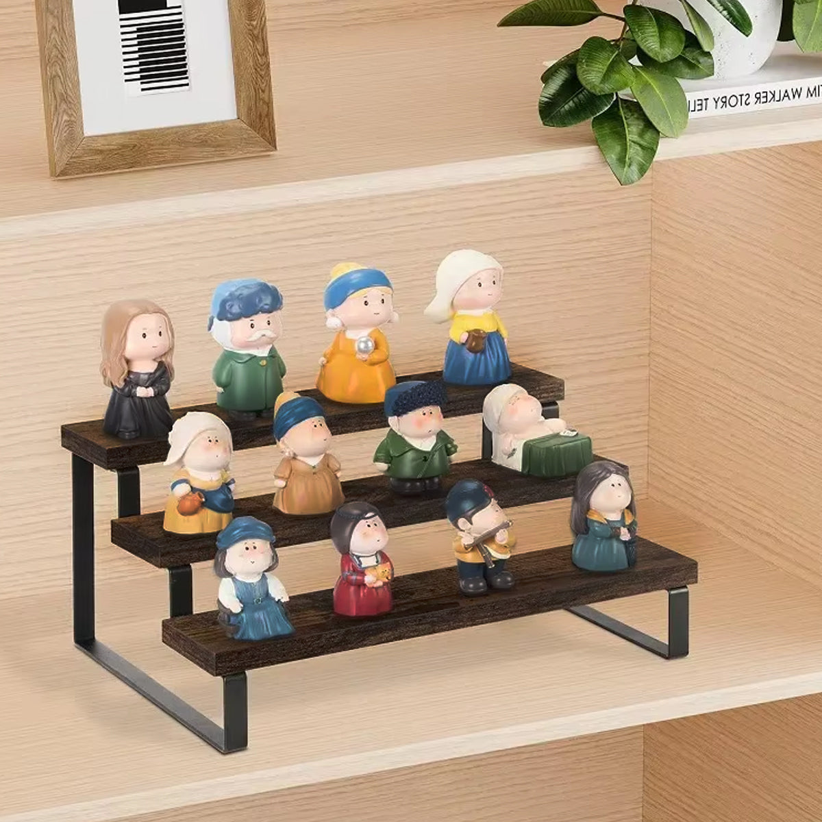 2 Pcs 3-Tier Step Display Stand for Dessert